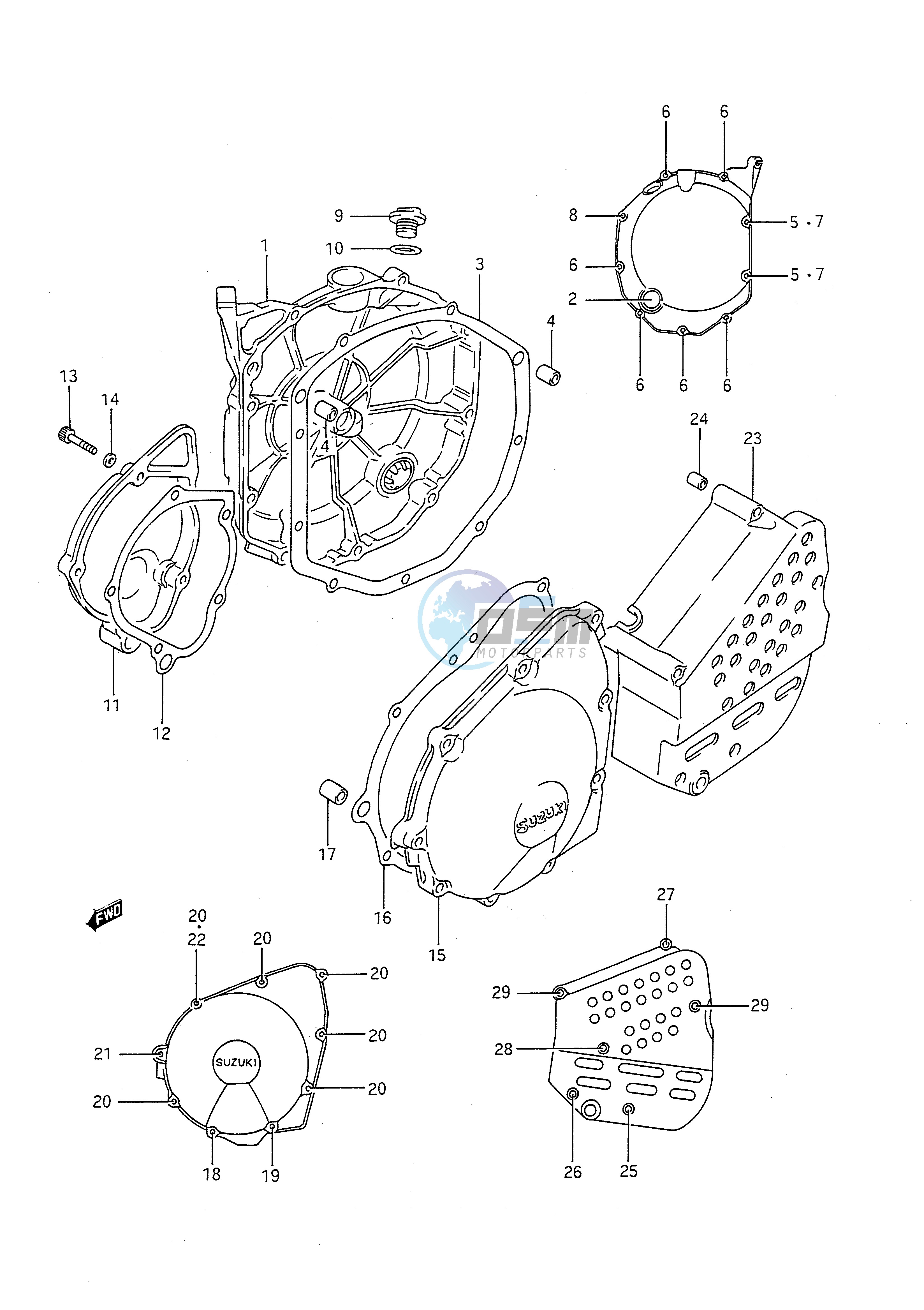 CRANKCASE COVER