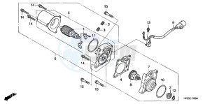 TRX90XD TRX90 Europe Direct - (ED) drawing STARTING MOTOR