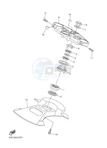 FJR1300AE FJR1300-AS FJR1300AS (B954) drawing STEERING