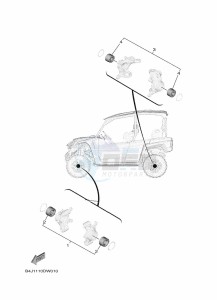 YXF1000EW YX10FRPAN (B4JA) drawing MAINTENANCE PARTS KIT