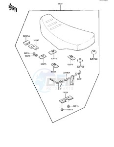 KXT 250 A [TECATE] (A1) [TECATE] drawing SEAT -- 84 A1- -