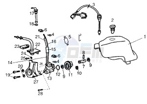 SENDA SM X-TREM - 50 cc drawing OIL PUMP