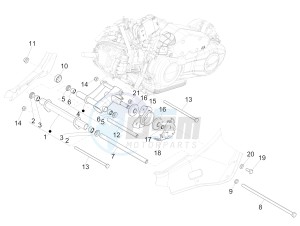 Sprint 125 4T 3V ie (APAC) (CAPH, EX, RK, TW, VT) drawing Swinging arm