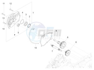 SUPER GTS 300 4T 4V IE ABS E3 (APAC) drawing Reduction unit