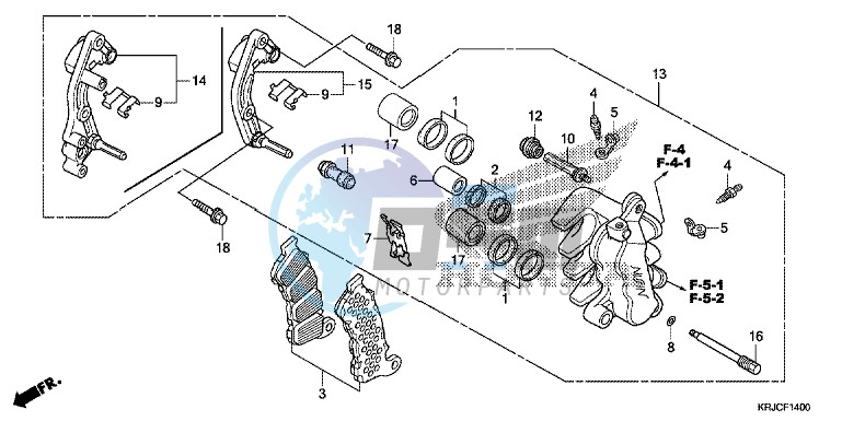 FRONT BRAKE CALIPER