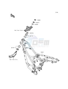 KLX150L KLX150EEF XX (EU ME A(FRICA) drawing Frame