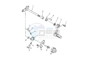 WR 400-426 F 400 drawing SHIFT SHAFT