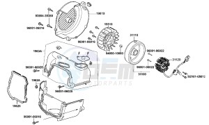 AGILITY 50 10 inch Netherlands drawing Fan Cover - Generator