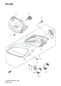 LT-F500F (P28-P33) drawing HEADLAMP (MODEL K6 K7)