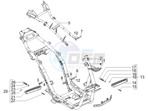 Runner 125 VX 4t e3 serie Speciale drawing Frame bodywork