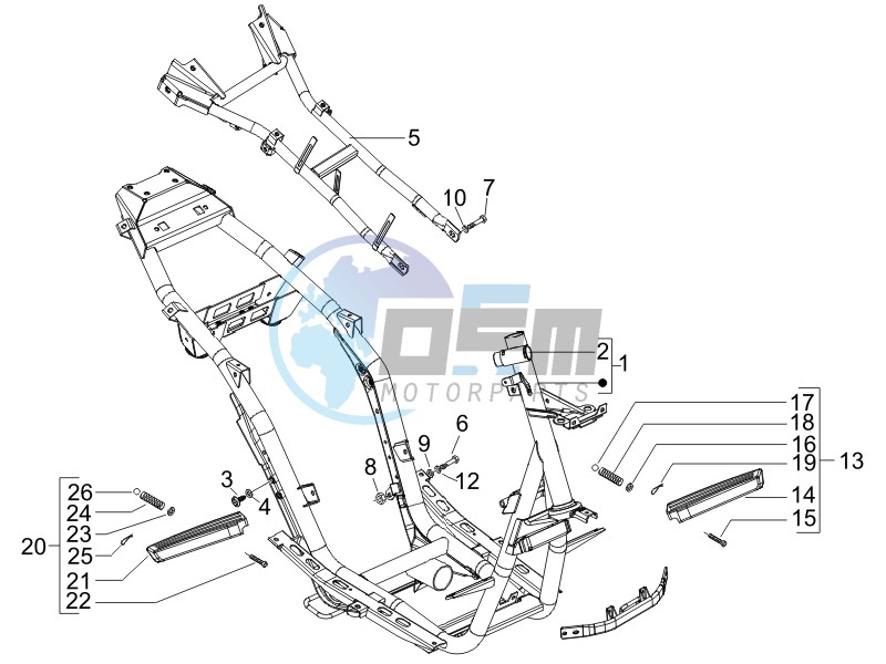 Frame bodywork