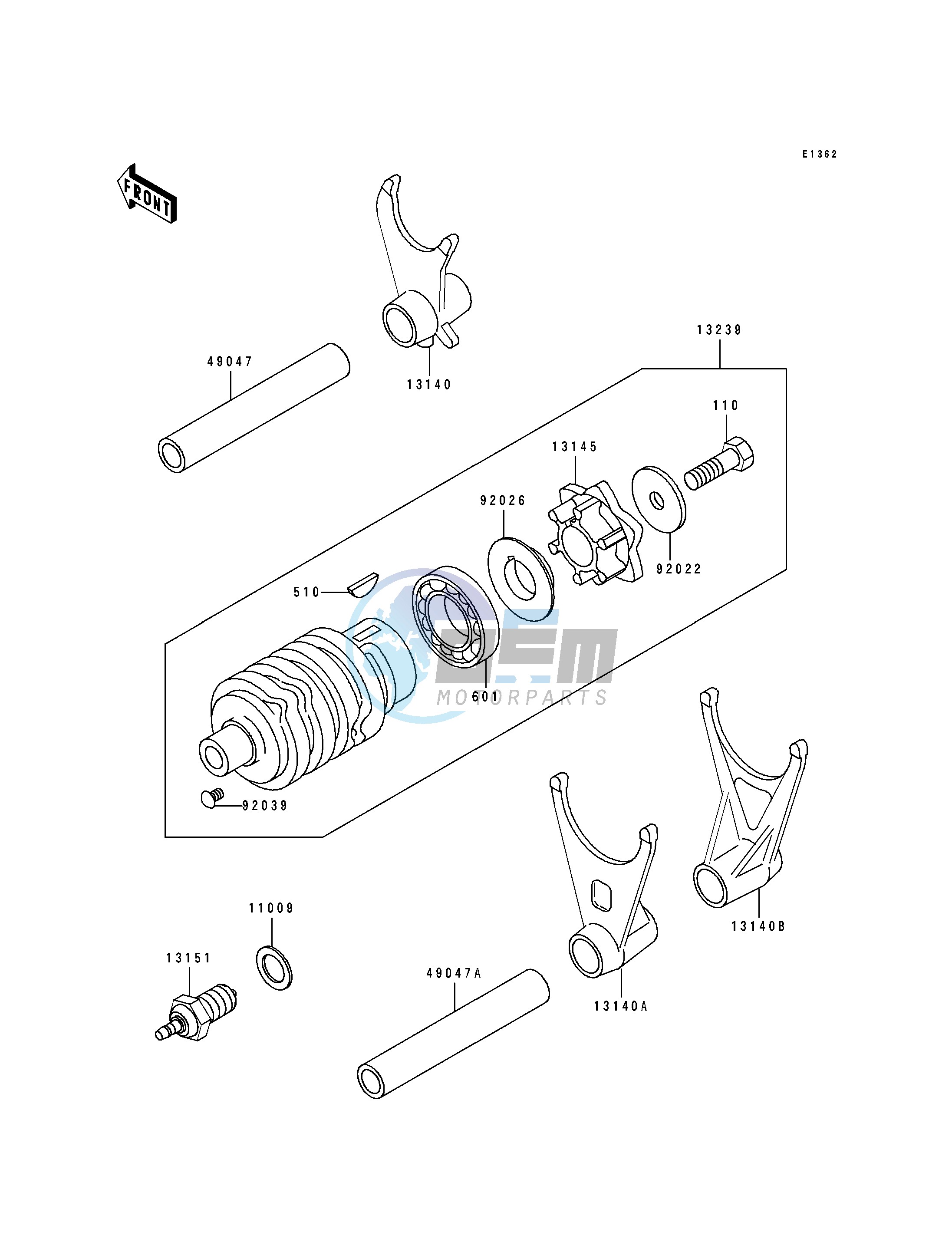 CHANGE DRUM_SHIFT FORK