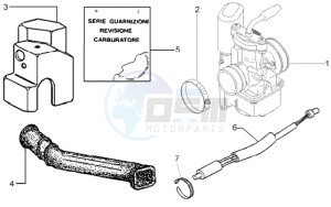 Fly 50 2t drawing Carburettor