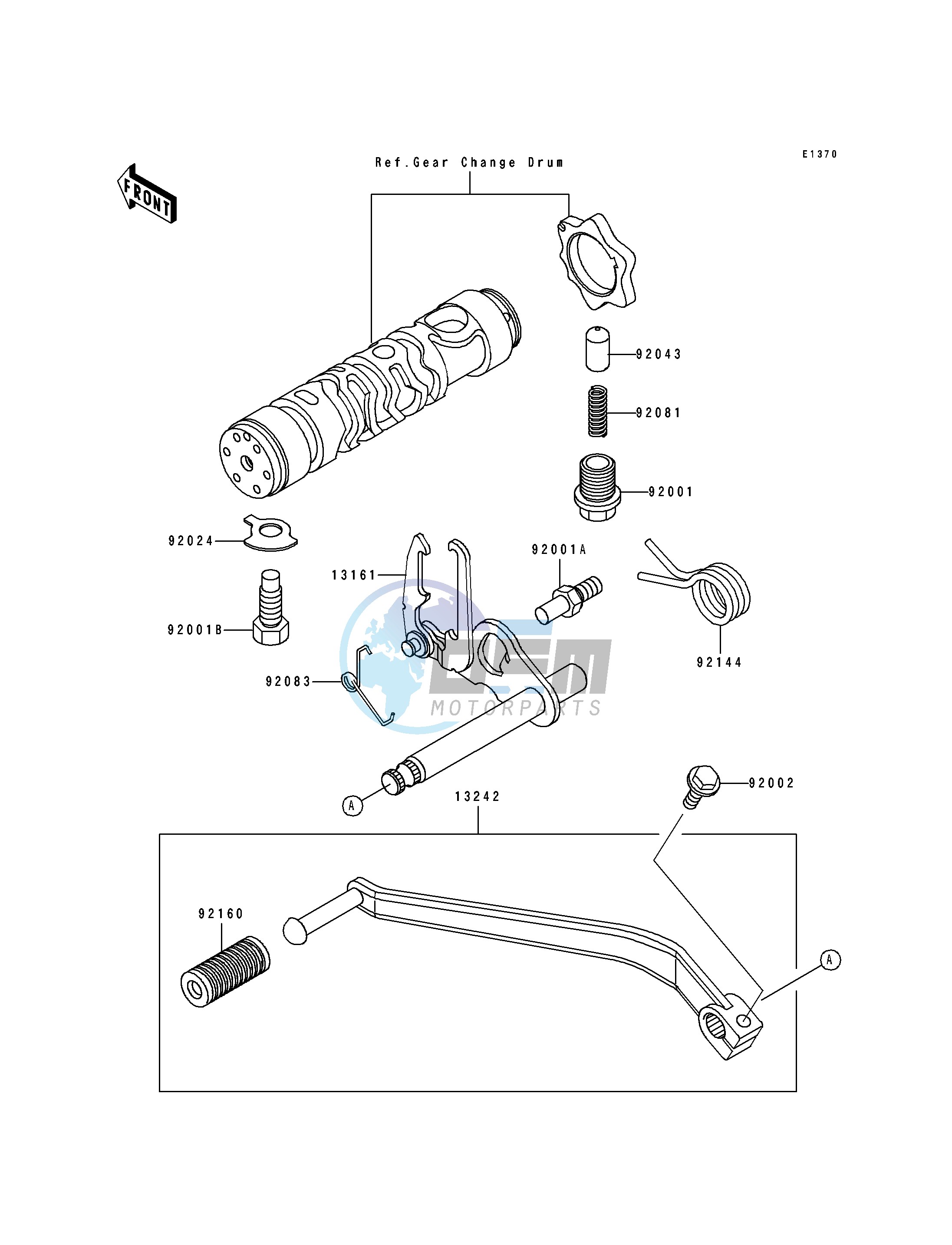 GEAR CHANGE MECHANISM