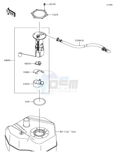 JET SKI SX-R JS1500AJF EU drawing Fuel Pump