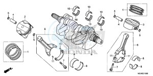 VFR1200XDLE CrossTourer ED drawing CRANKSHAFT/PISTON