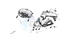 SYMPHONY ST 50 drawing FLYWHEEL COVER