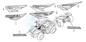 TRX90 SPORTRAX 90 drawing MARK