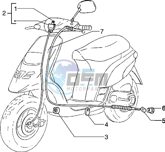 Transmissions-Rear brake-speedometr (kms)