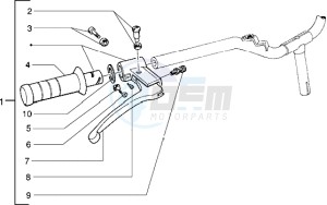 FREE FL 50 drawing Handlebars component parts