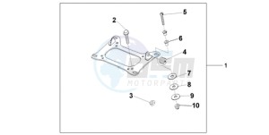 CBF1000T9 Europe Direct - (ED) drawing KIT CARRIER BRKT