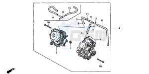 VT750C3 drawing CARBURETOR (ASSY.)