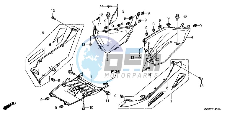 FLOOR STEP (NSC502WH/T2)