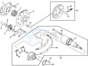 RCR_SMT 125 SC drawing Starter - Electric starter