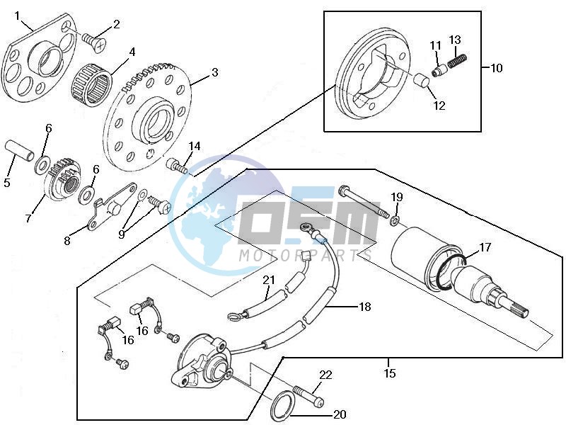 Starter - Electric starter