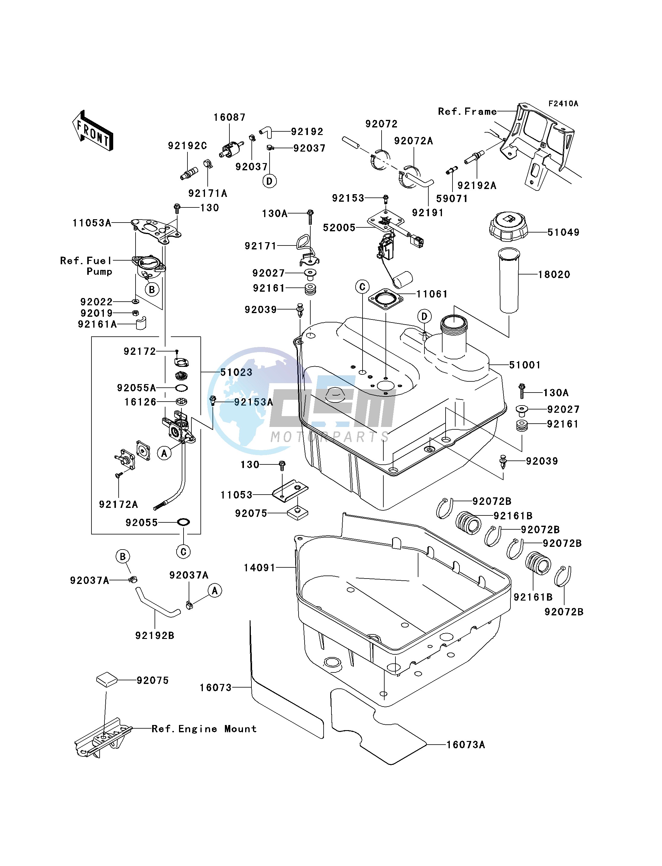 FUEL TANK -- B7F_B7FA- -