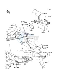 ER-6f EX650CBF GB XX (EU ME A(FRICA) drawing Rear Fender(s)