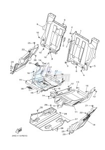 YXZ1000E YXZ10YMXH YXZ1000R EPS (2HCC) drawing SIDE COVER