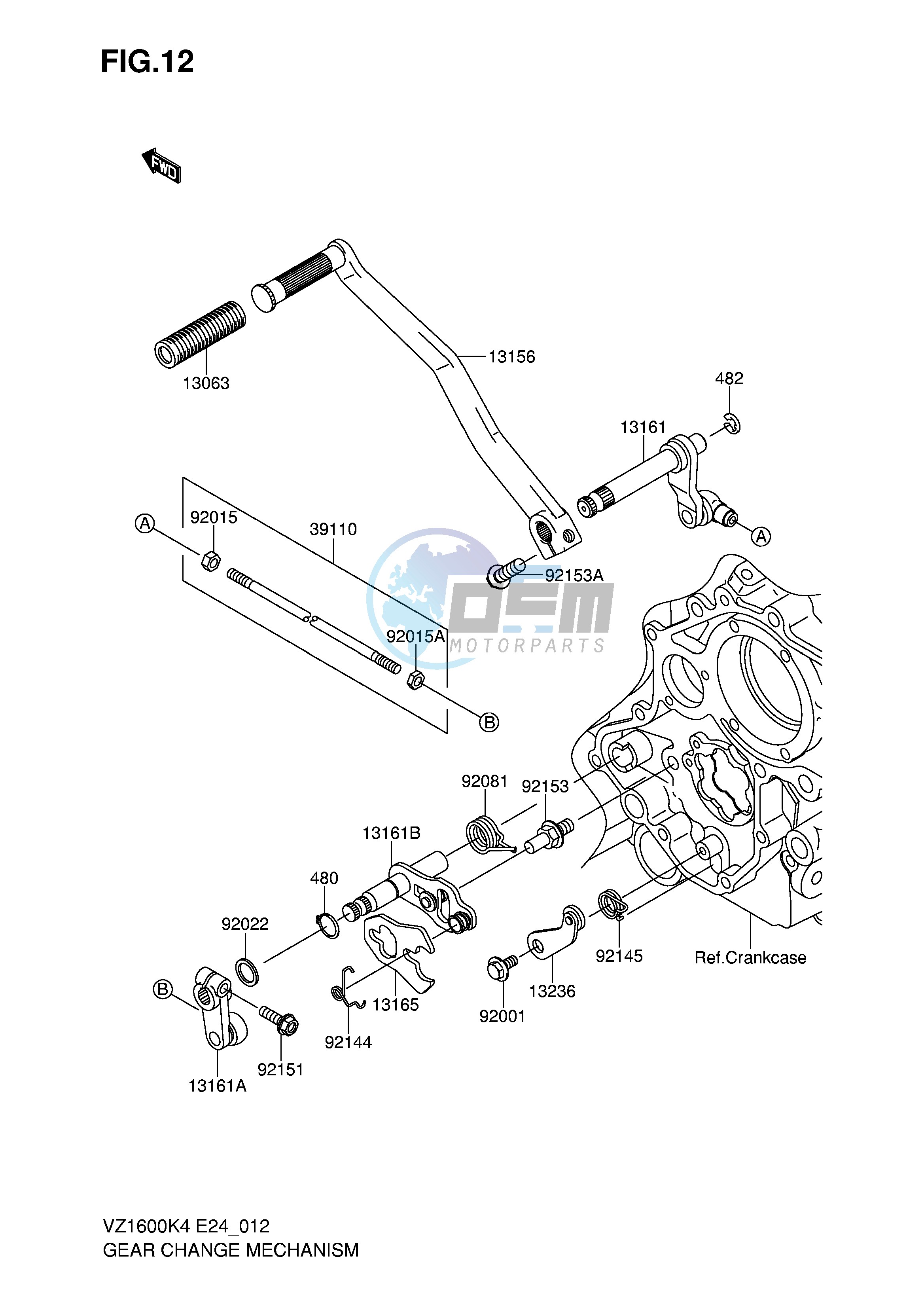 GEAR CHANGE MECHANISM