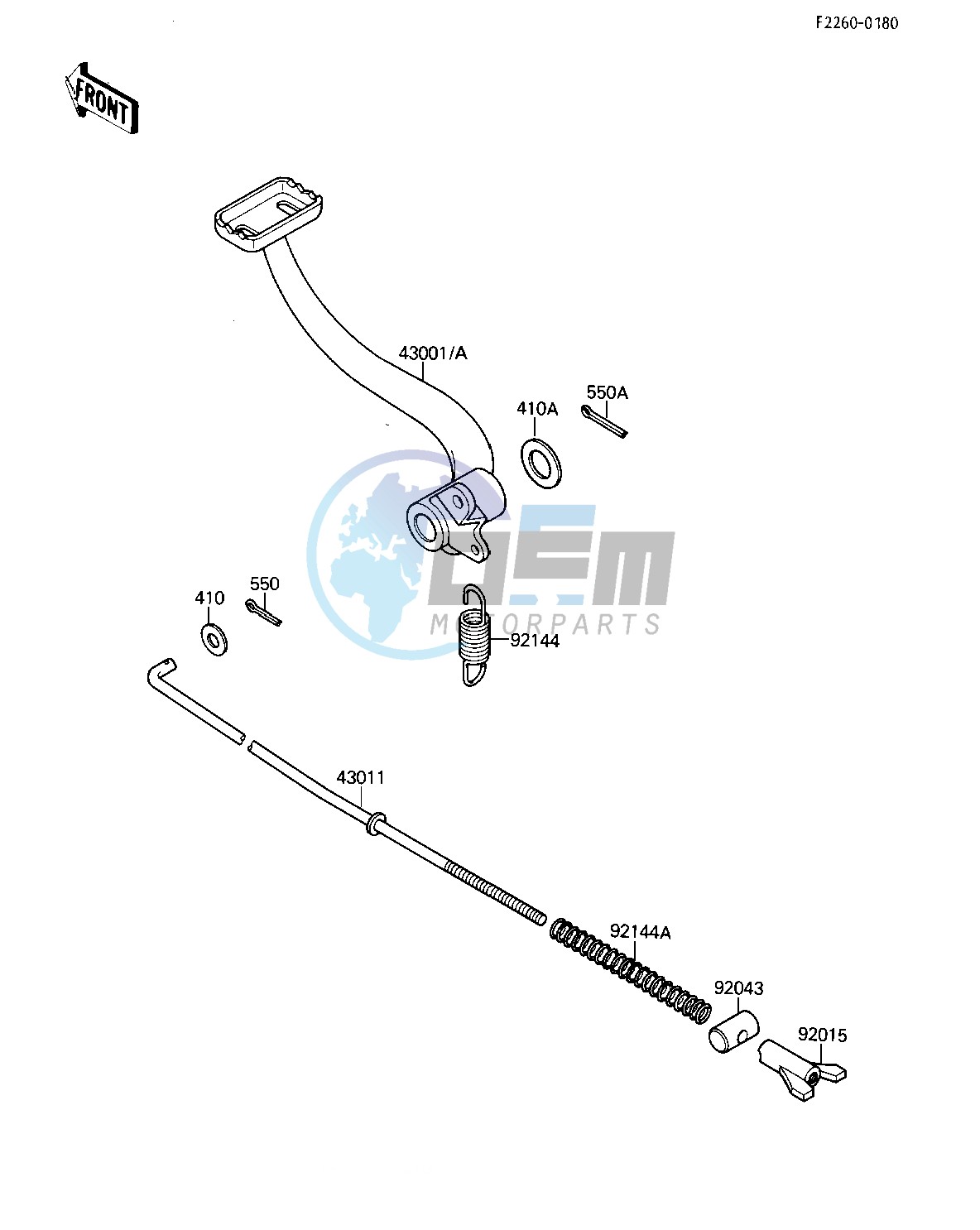 BRAKE PEDAL