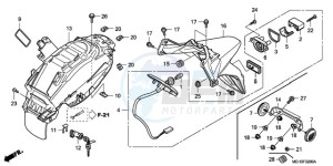 NSA700A9 Europe Direct - (ED / MME) drawing REAR FENDER