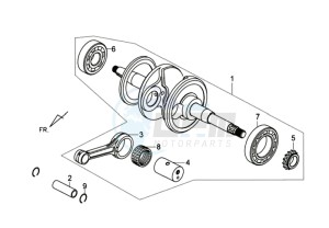 TONIK 125 drawing CRANKSHAFT / PISTON / PISTON RING