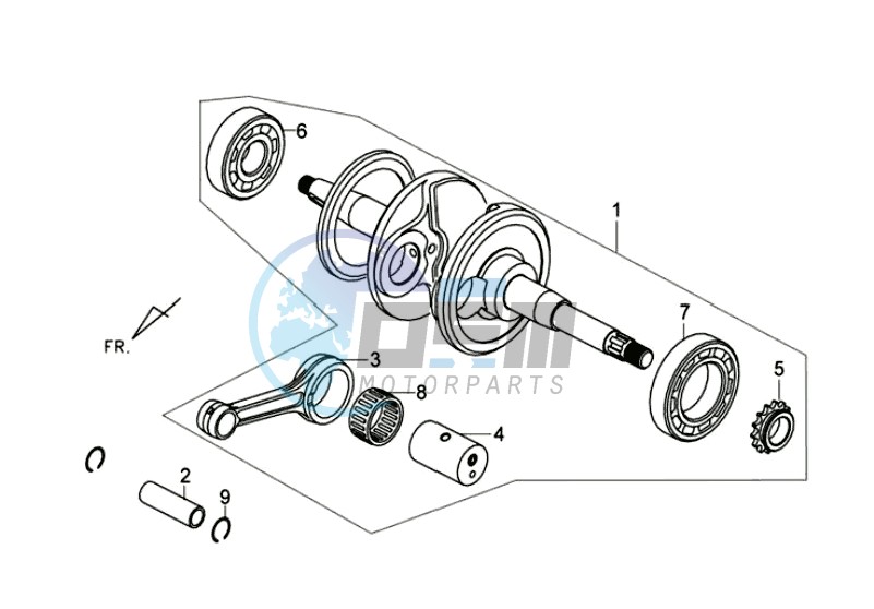 CRANKSHAFT / PISTON / PISTON RING