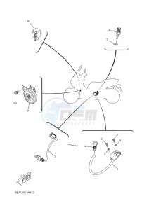 GPD155-A NMAX 155 (BBD5) drawing SIDE COVER