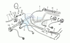 Nevada 750 drawing Handlebar