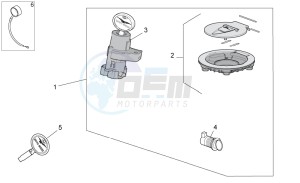 Sport 1200 1200 drawing Lock hardware kit