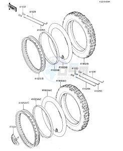 KX 60 B [KX60] (B1-B4) [KX60] drawing WHEELS_TIRES