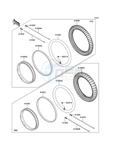 KLX110 KLX110A8F EU drawing Tires