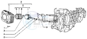 ET4 150 Leader drawing Cylinder - piston - wrist pin unit