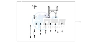 XL1000V VARADERO drawing MAIN STAND