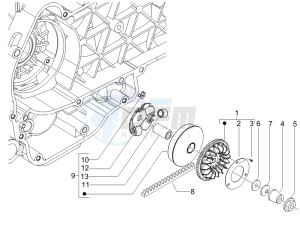 LXV 125 4T E3 drawing Driving pulley