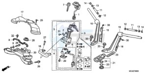 GL18009 Europe Direct - (ED / AB NAV) drawing HANDLE PIPE/TOP BRIDGE