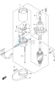 DF 30A drawing Starting Motor Remote Control