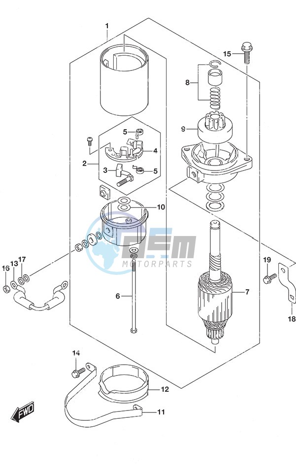 Starting Motor Remote Control