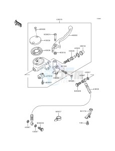 EN 500 A [VULCAN 500] (A6-A7) [VULCAN 500] drawing FRONT MASTER CYLINDER