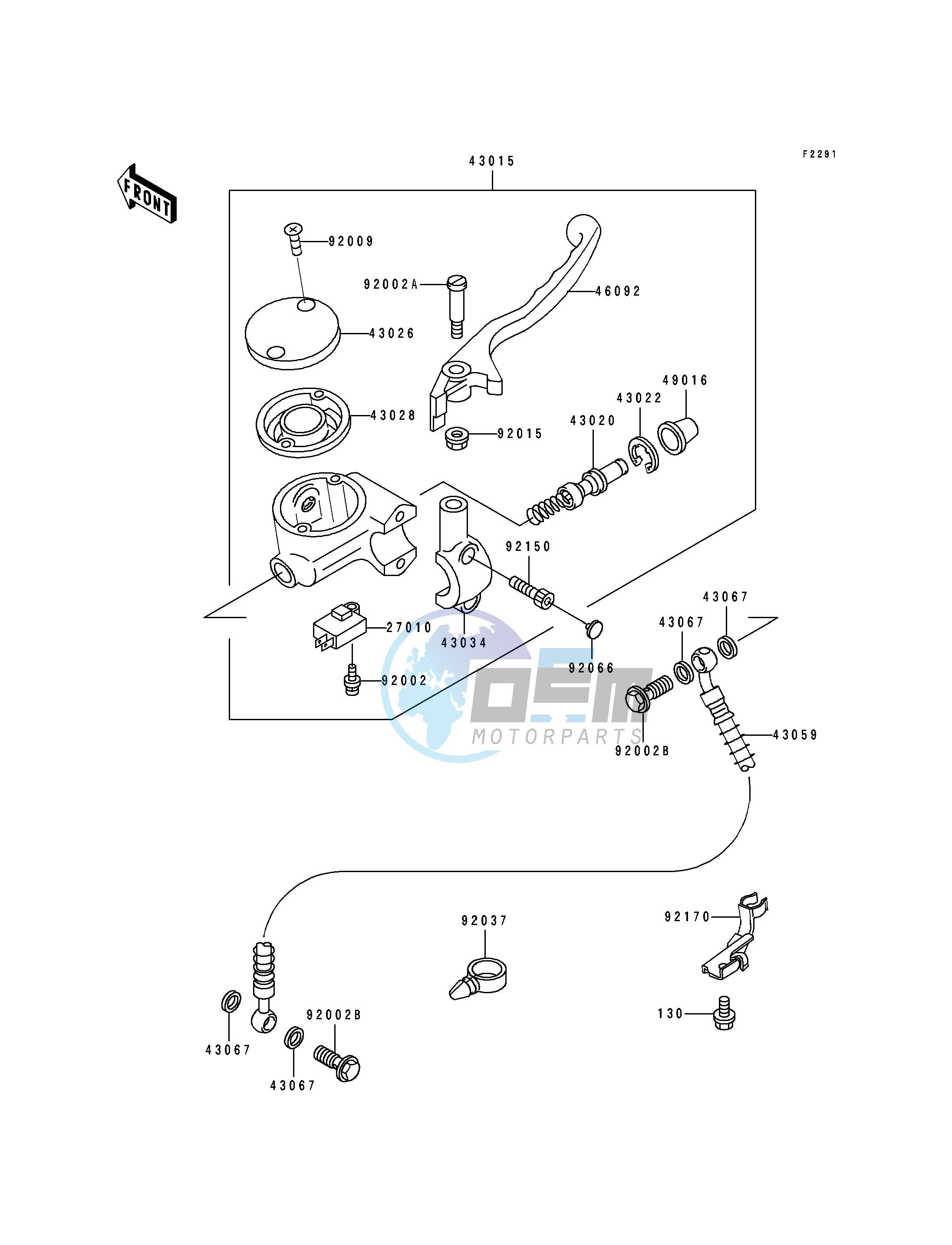 FRONT MASTER CYLINDER